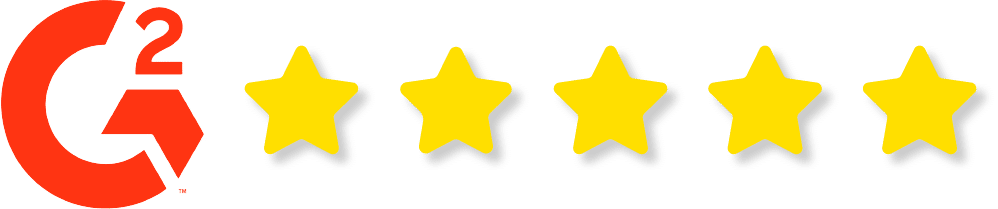 5-star G2 review icon
