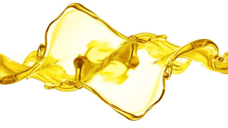 Splash oil 3d illustration, 3d rendering.